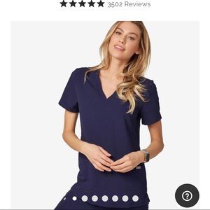 NWT Figs Casma Three Pocket Scrub Top